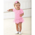 Rabbit Skins Infant Baby Rib Lap Shoulder Tutu Bodysuit